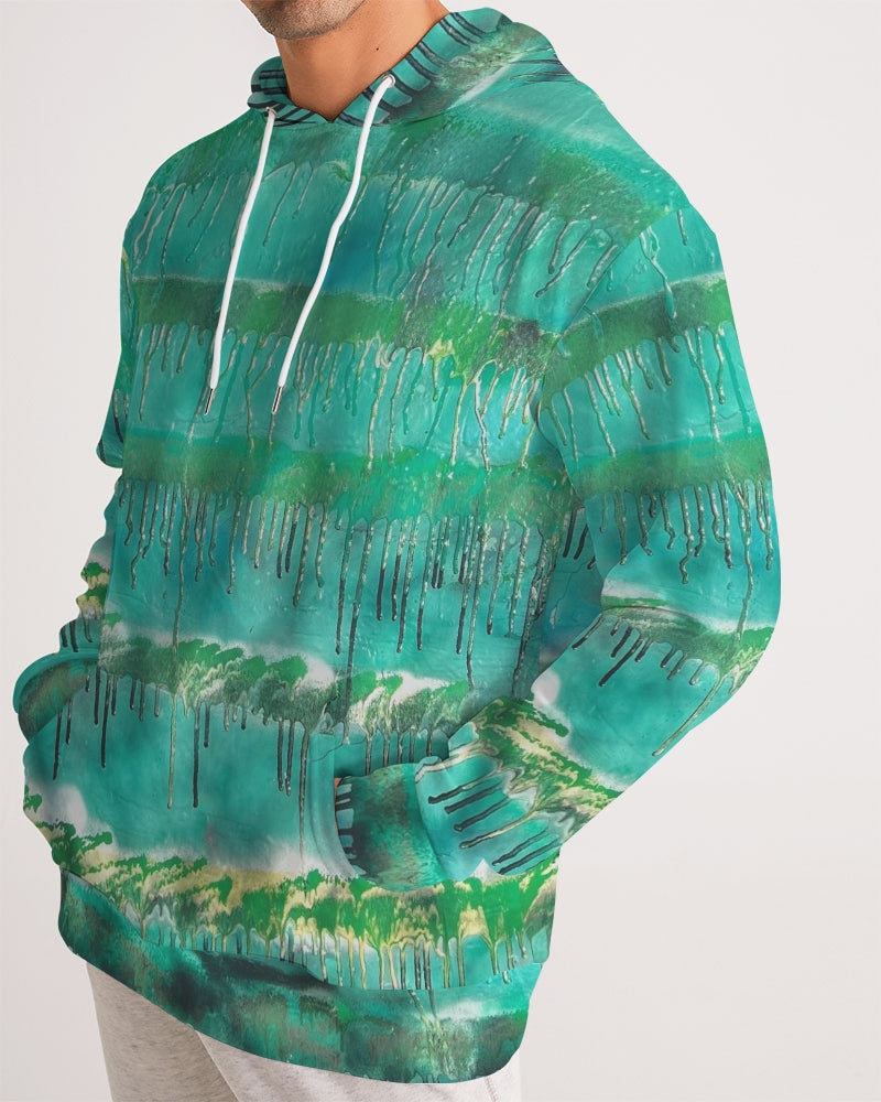 Malachite Men's All-Over Print Hoodie