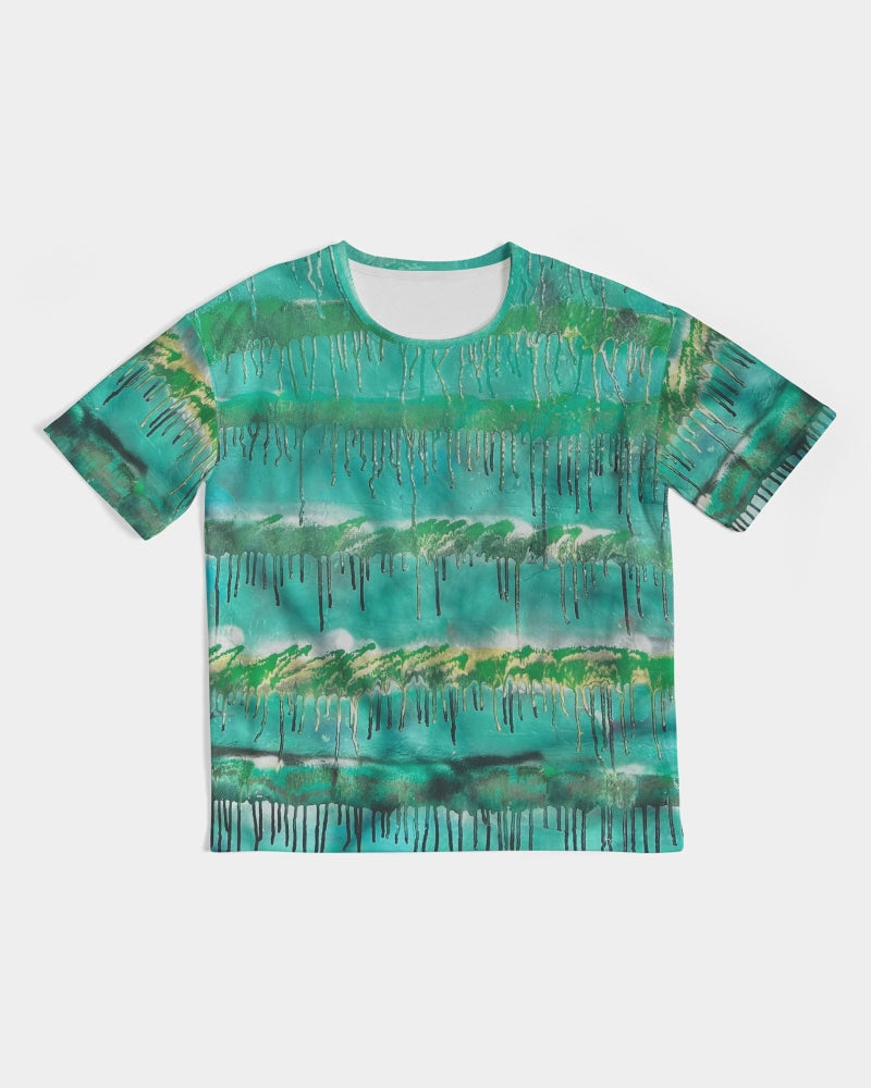 Malachite Men's All-Over Print Premium Heavyweight Tee