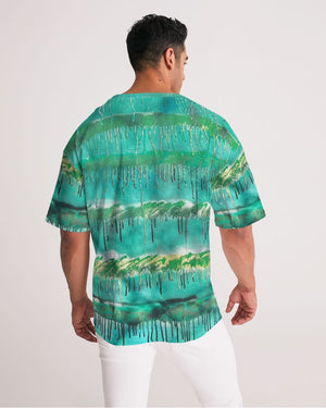 Malachite Men's All-Over Print Premium Heavyweight Tee