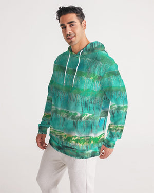 Malachite Men's All-Over Print Hoodie