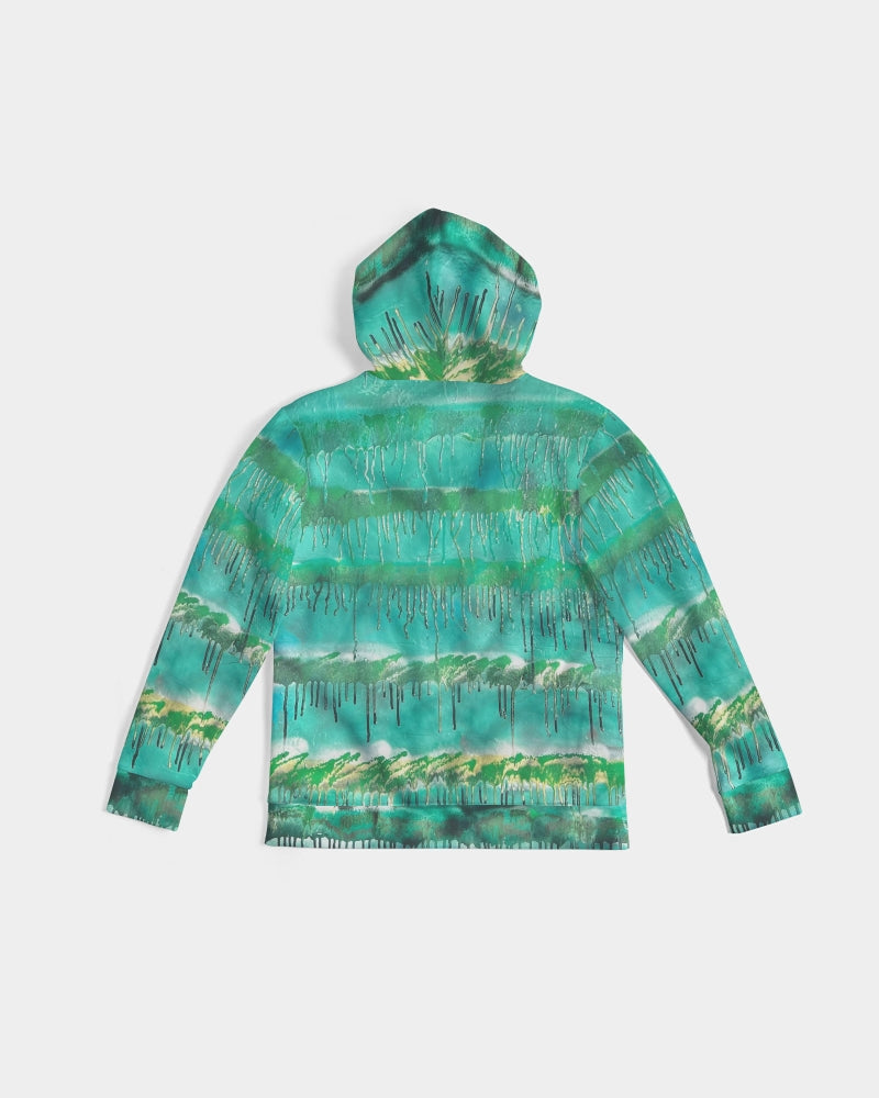Malachite Men's All-Over Print Hoodie