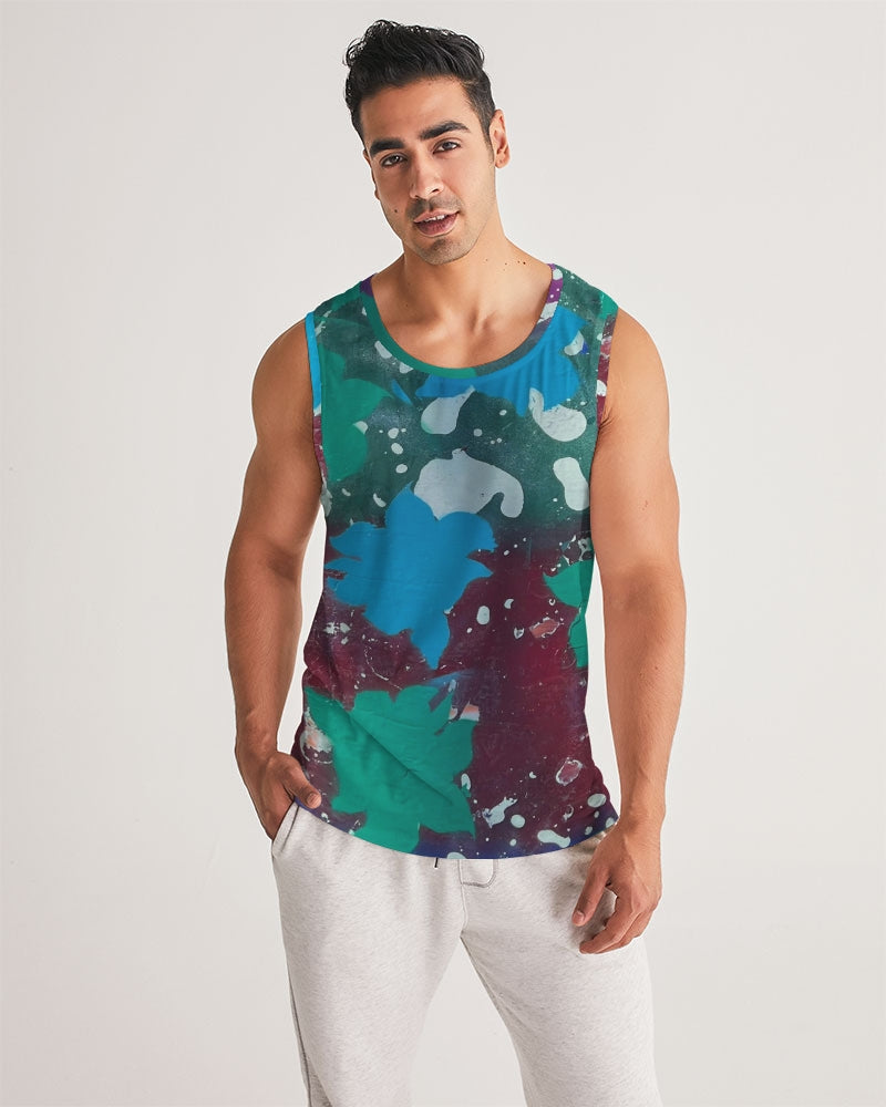 Drop leaf Men's All-Over Print Sport Tank