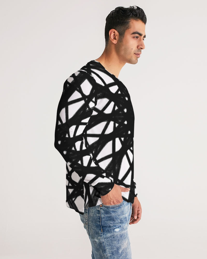 Black Hole Son Men's All-Over Print Long Sleeve Tee