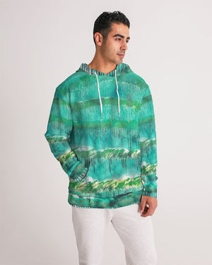 Malachite Men's All-Over Print Hoodie