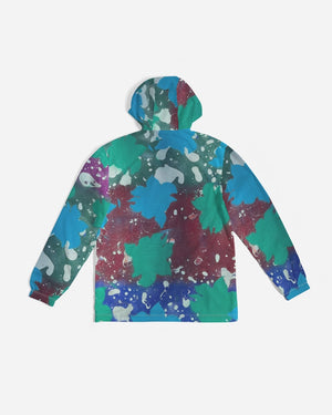 Drop leaf Men's All-Over Print Windbreaker