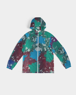 Drop leaf Men's All-Over Print Windbreaker
