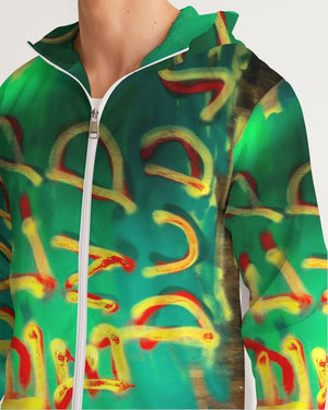 Deep end paint Men's Windbreaker