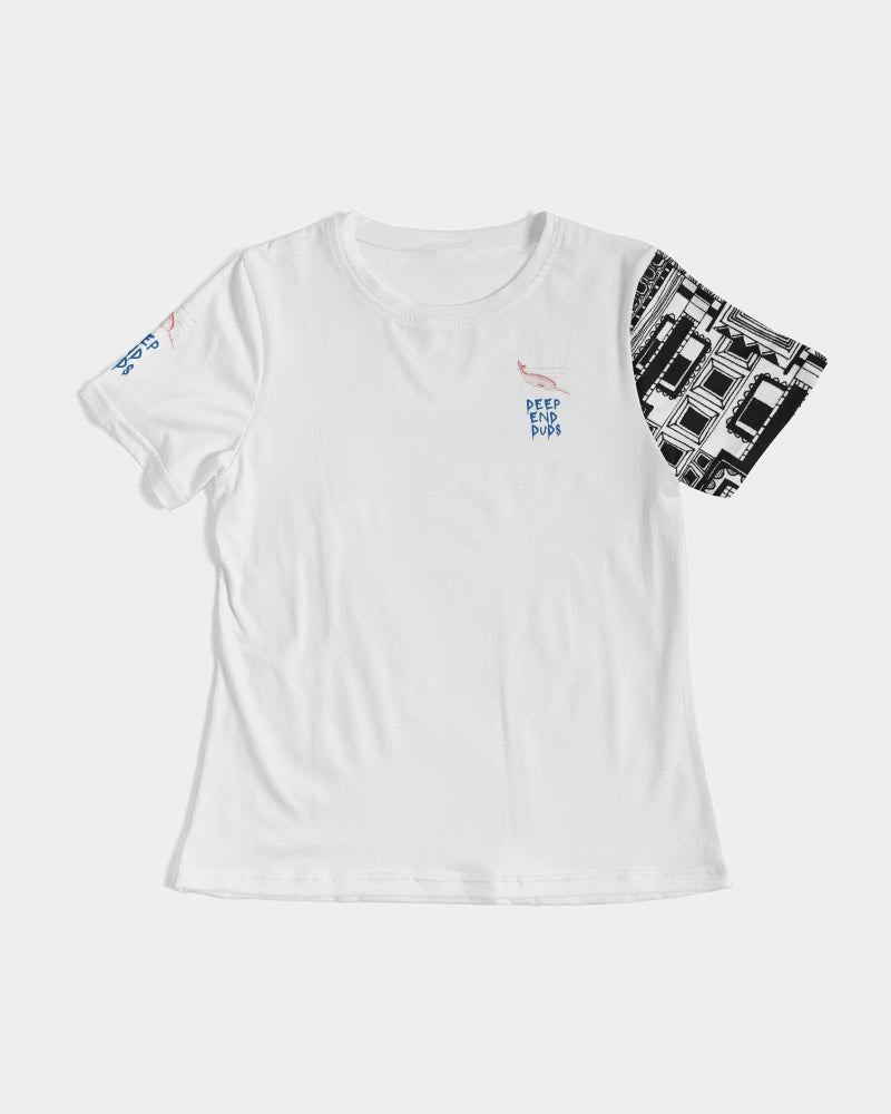 Deep End Tee: Collaborating Artist @lovingallcreation Women's Tee