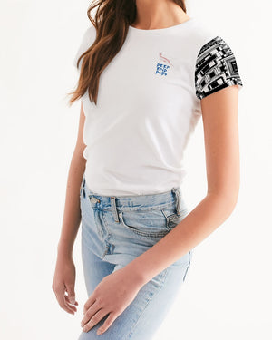 Deep End Tee: Collaborating Artist @lovingallcreation Women's Tee