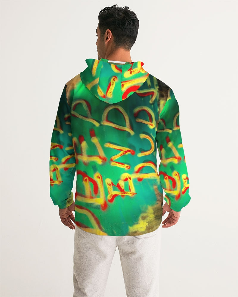 Deep end paint Men's Windbreaker