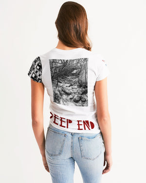 Deep End Tee: Collaborating Artist @lovingallcreation Women's Tee