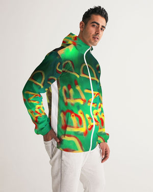 Deep end paint Men's Windbreaker